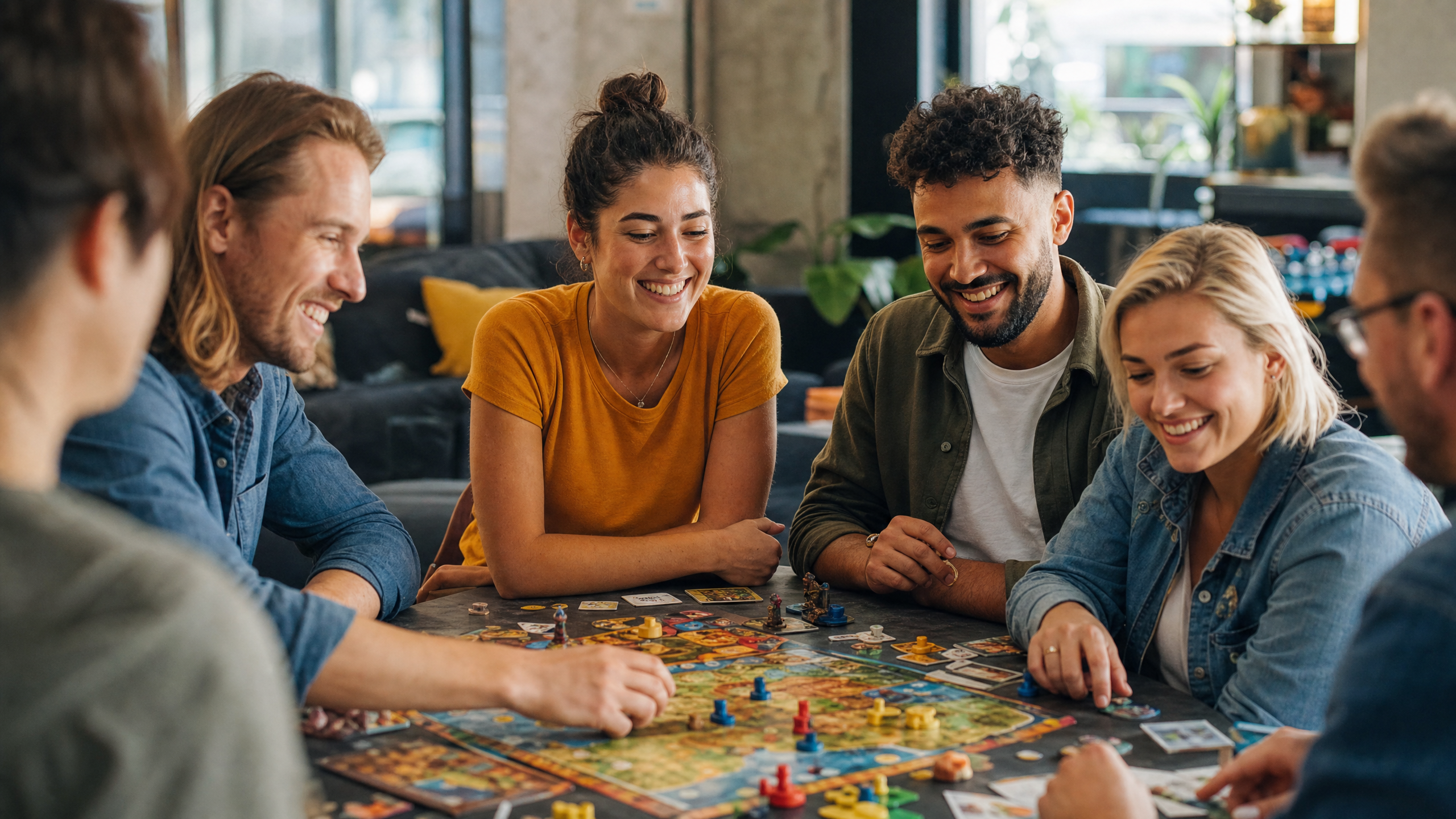 Australians playing social games together